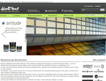 Tablet Screenshot of decortout.be